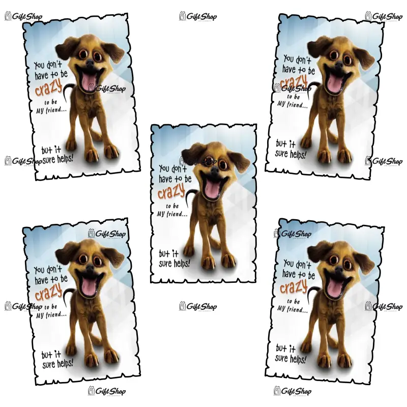 Mgs073-magnet frigider-you don t have to becrazy